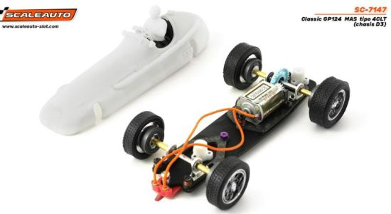 Preview: Scaleauto 1:24 Classic MAS 4CLT Bausatz White Kit SC-7147